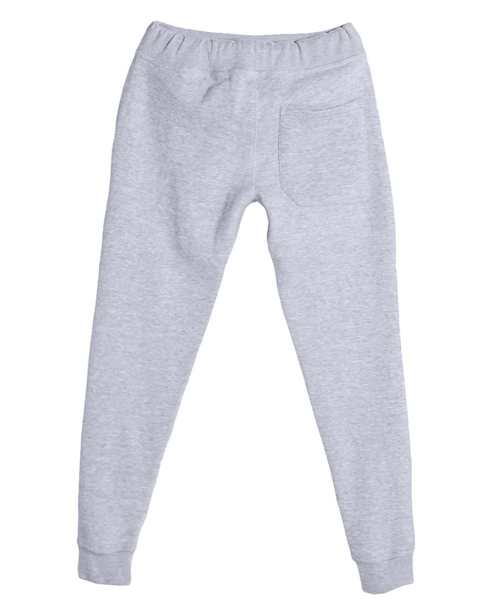 Unisex Premium Jogger Pants - Back - B503C9092 - Heather Grey