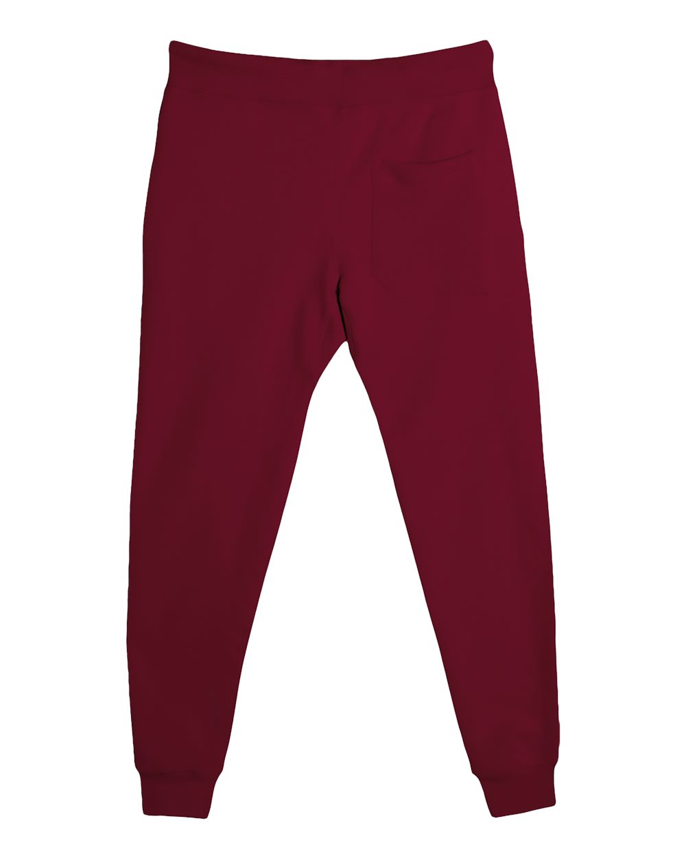 Unisex Premium Jogger Pants - Back - B503C9533 - Burgundy
