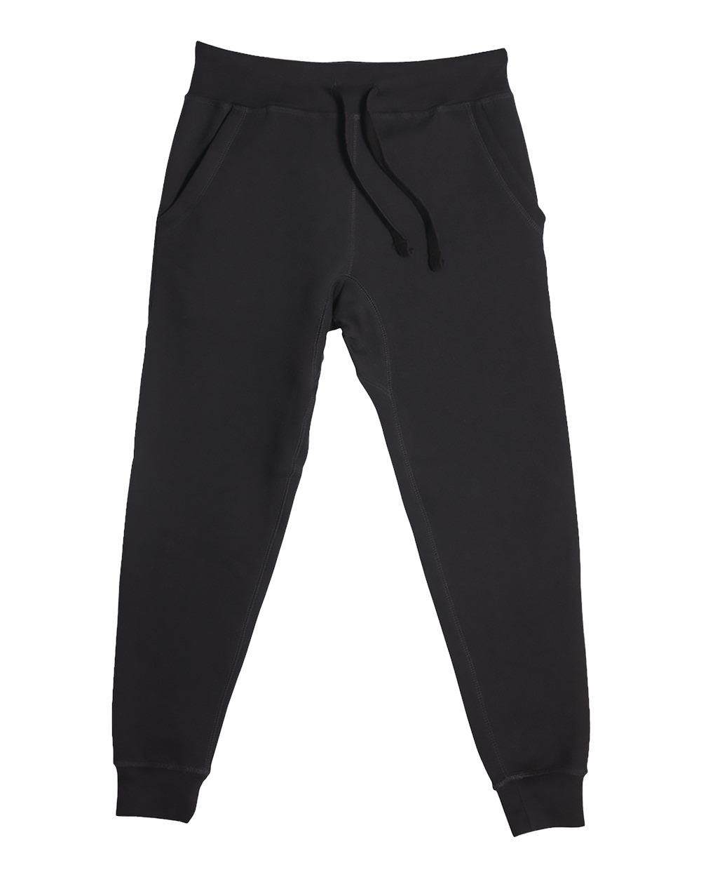 Unisex Premium Jogger Pants - Front - B503C9502 - Black