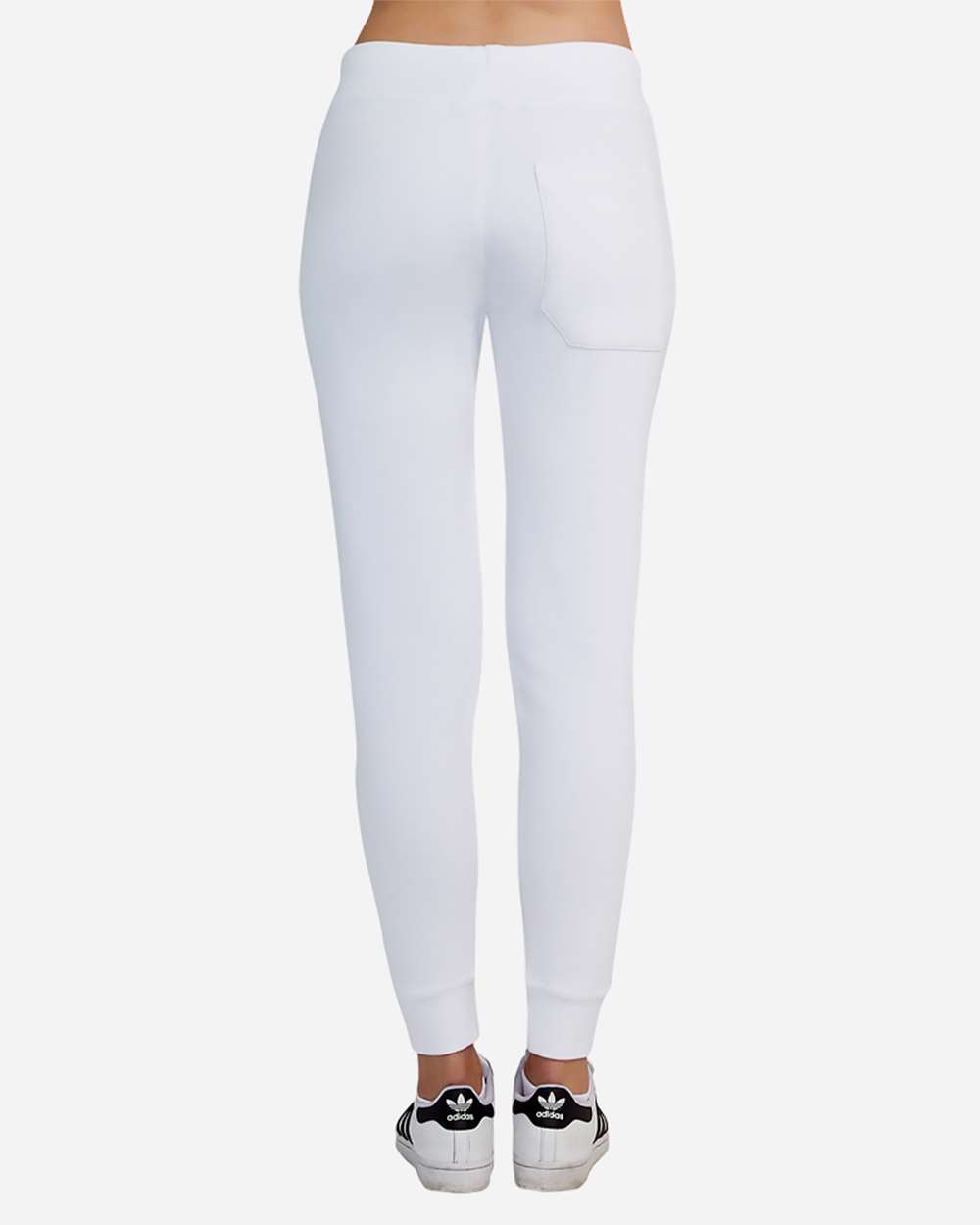 Unisex Premium Jogger Pants - OnModelBack - B503C9002 - White