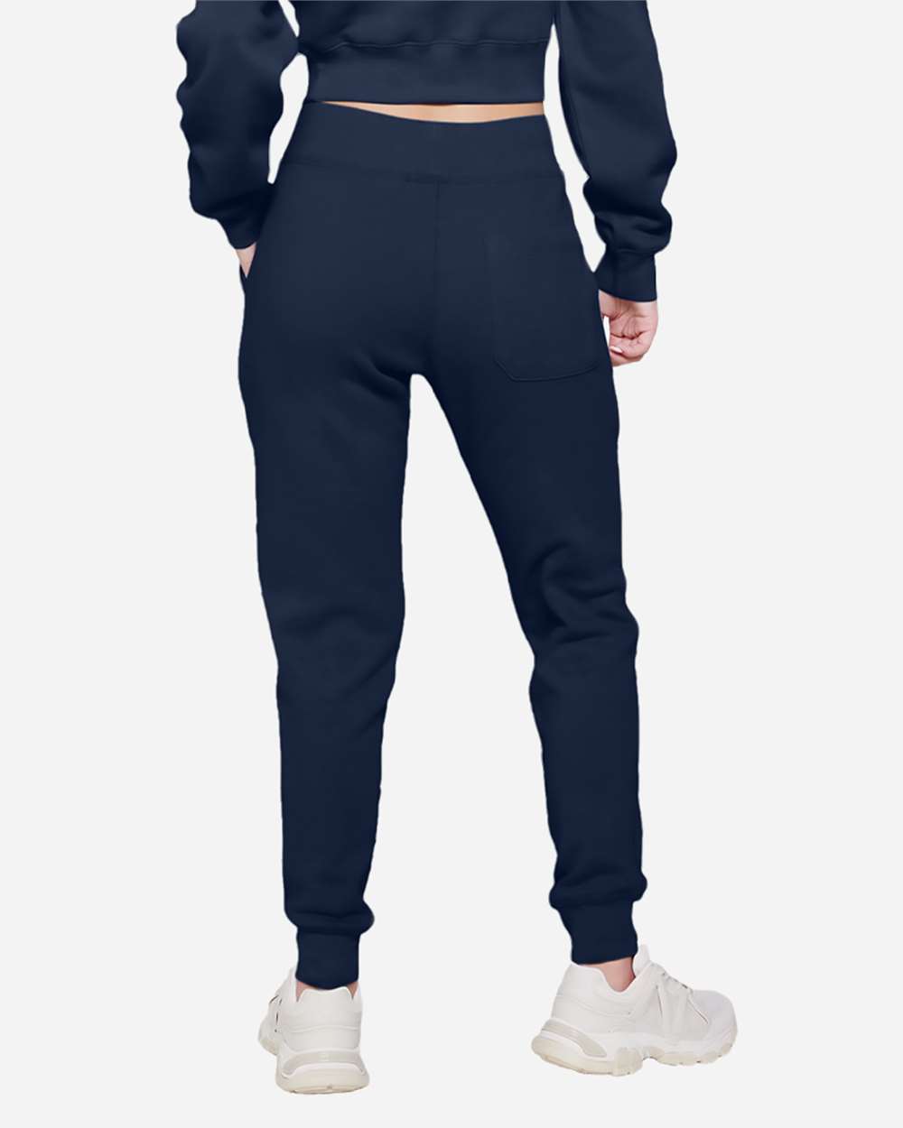 Unisex Premium Jogger Pants - OnModelBack - B503C9652 - Navy