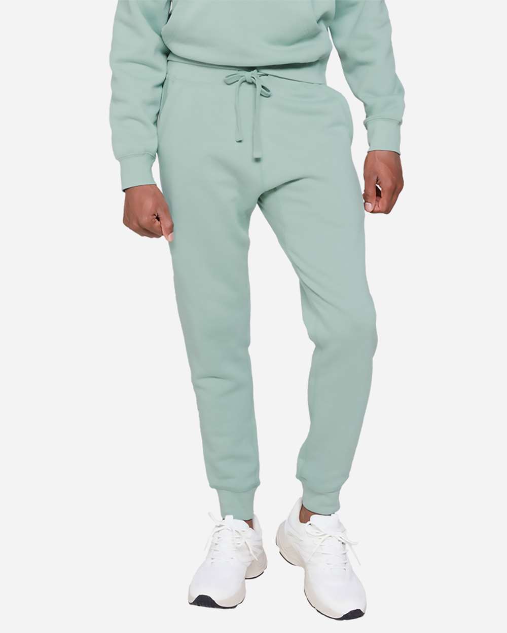 Unisex Premium Jogger Pants - OnModelFront - B503C9172 - Seafoam