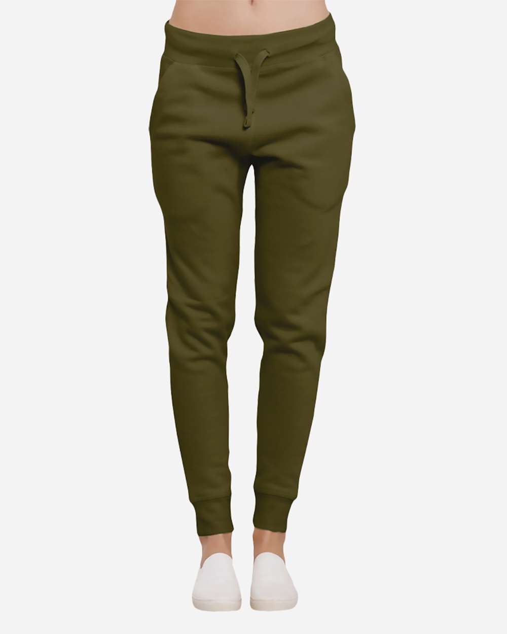 Unisex Premium Jogger Pants - OnModelFront - B503C9543 - Army Green