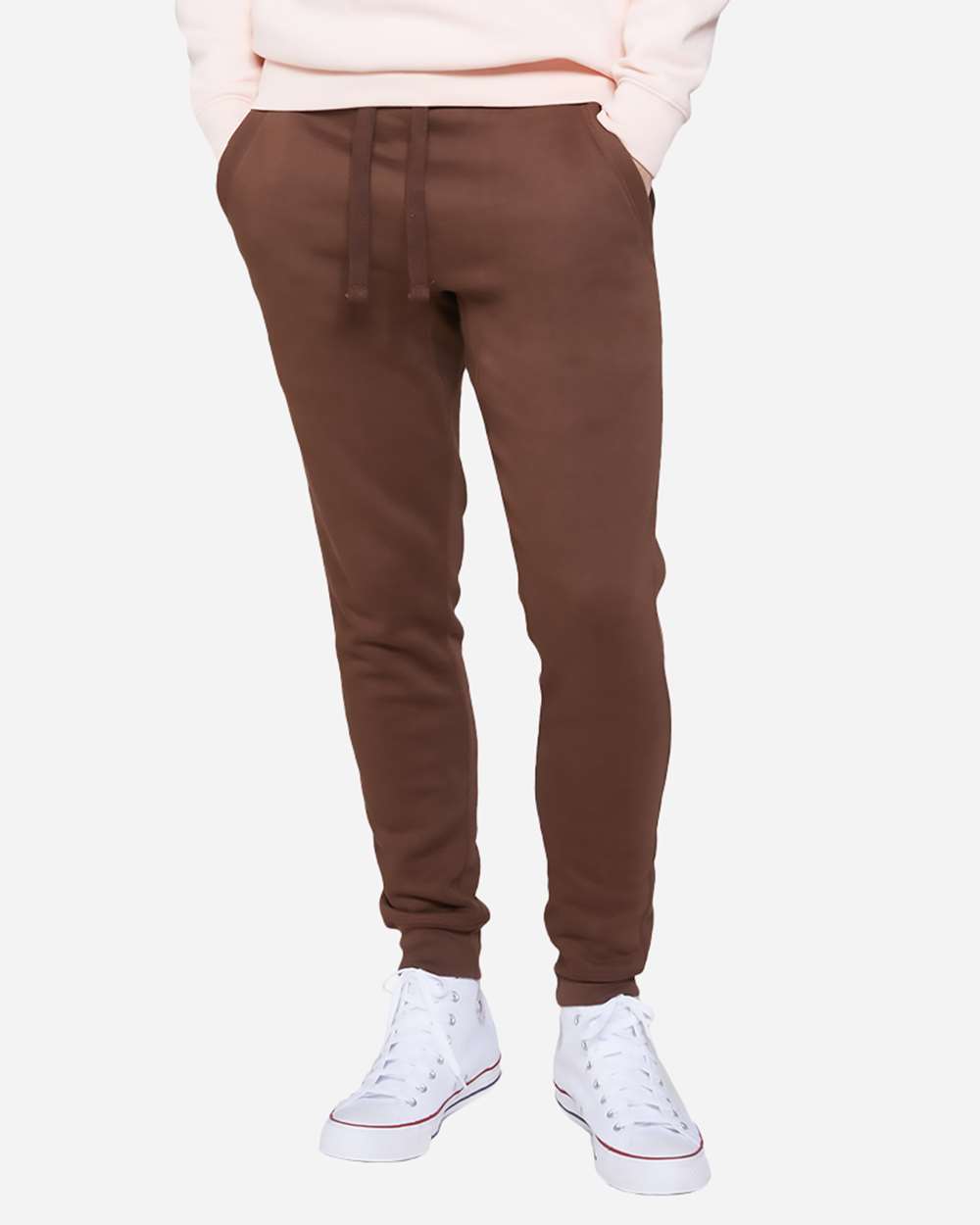 Unisex Premium Jogger Pants - OnModelFront - B503C9602 - Chestnut