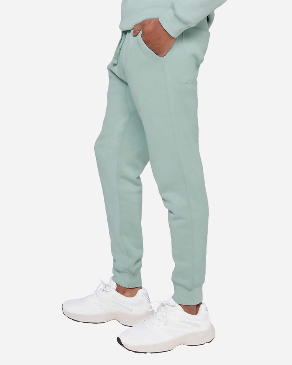 Unisex Premium Jogger Pants - OnModelSide - B503C9172 - Seafoam