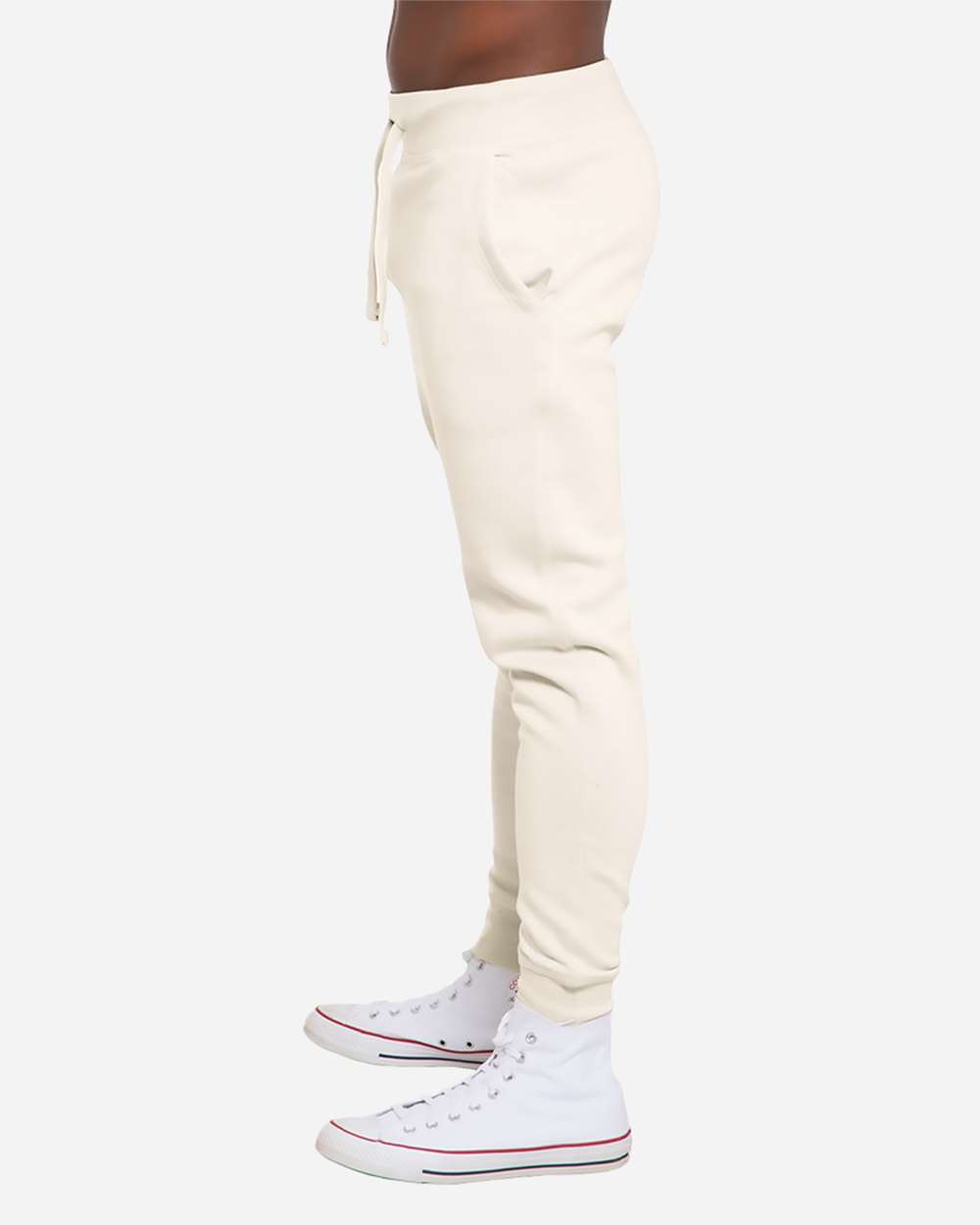Unisex Premium Jogger Pants - OnModelSide - B503C9243 - Sand