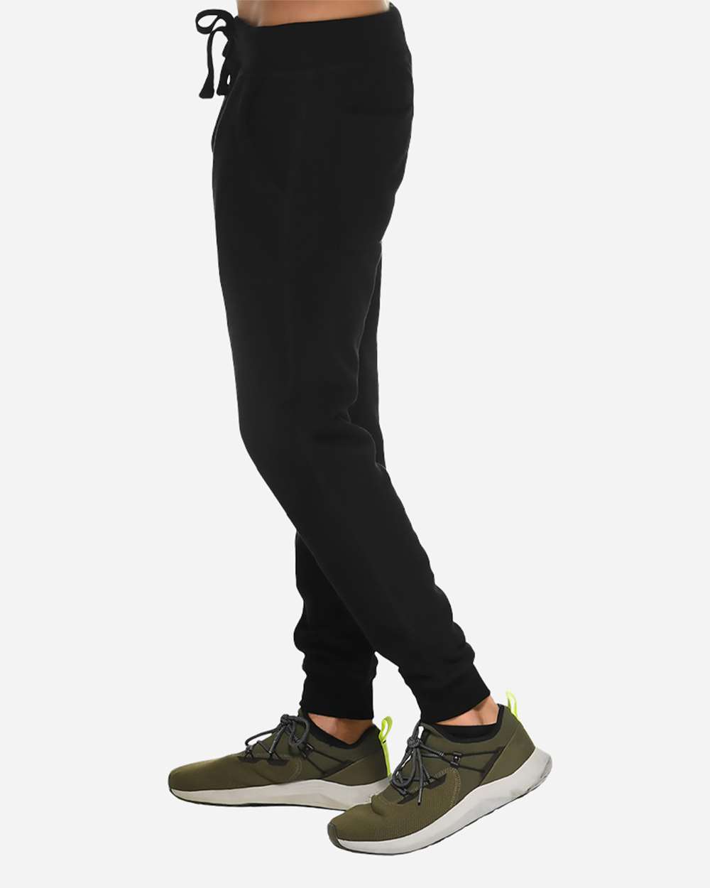 Unisex Premium Jogger Pants - OnModelSide - B503C9502 - Black