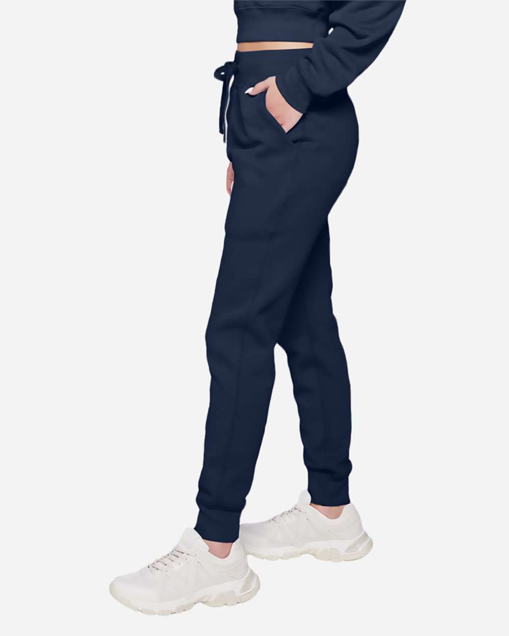 Unisex Premium Jogger Pants - OnModelSide - B503C9652 - Navy