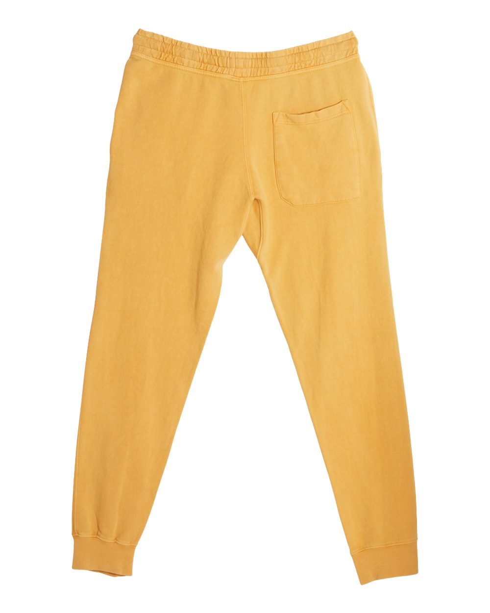 Unisex Vintage Joggers - Back - B504C9122 - Vintage Mustard