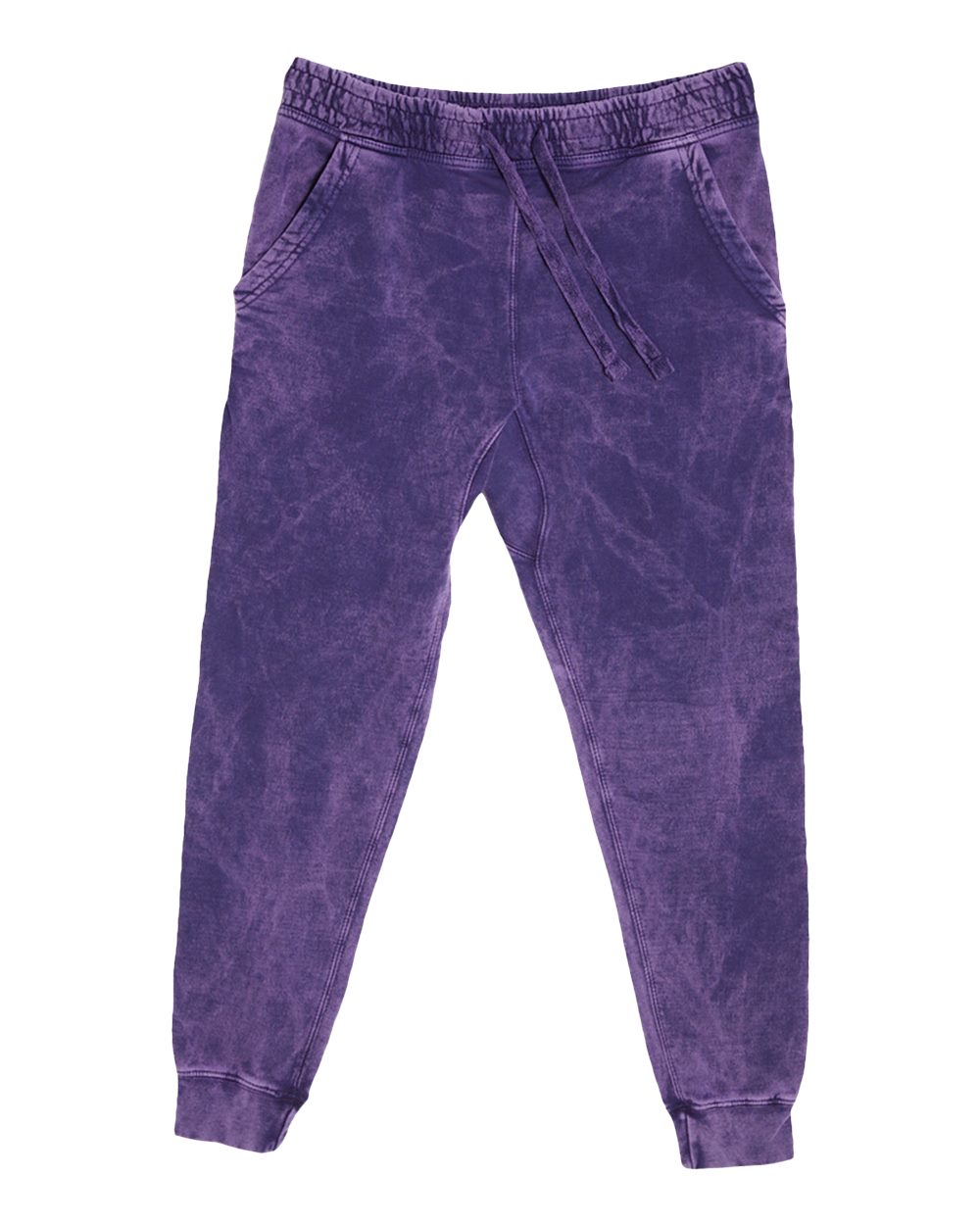 Unisex Vintage Joggers - Front - B504C9672 - Cloud Purple