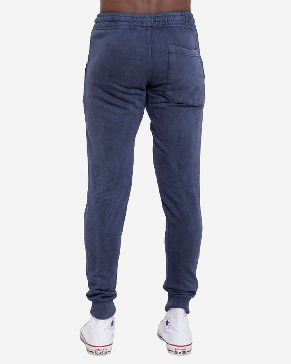 Unisex Vintage Joggers - OnModelBack - B504C9652 - Vintage Denim