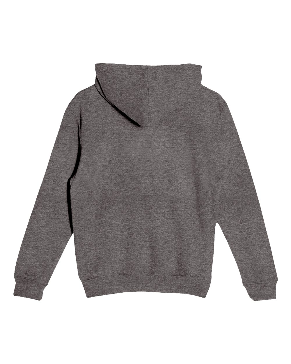 Youth Premium Pullover Hooded Sweatshirt - Back - B490C9592 - Charcoal Heather