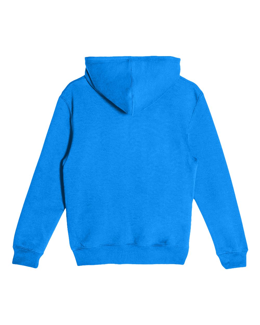 Youth Premium Pullover Hooded Sweatshirt - Back - B490C9752 - True Royal