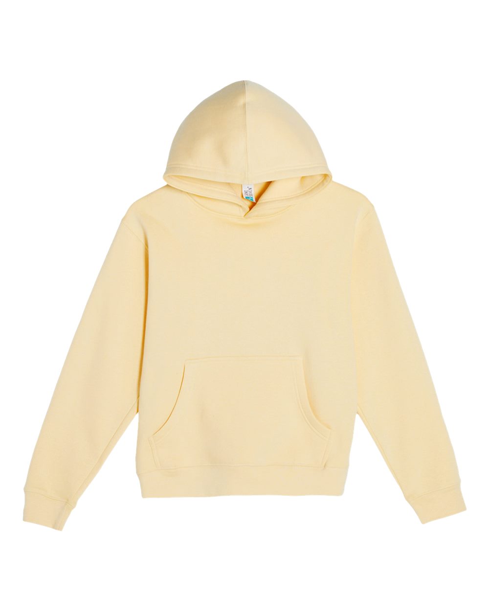 Youth Premium Pullover Hooded Sweatshirt - Front - B490C9402 - Pina Colada