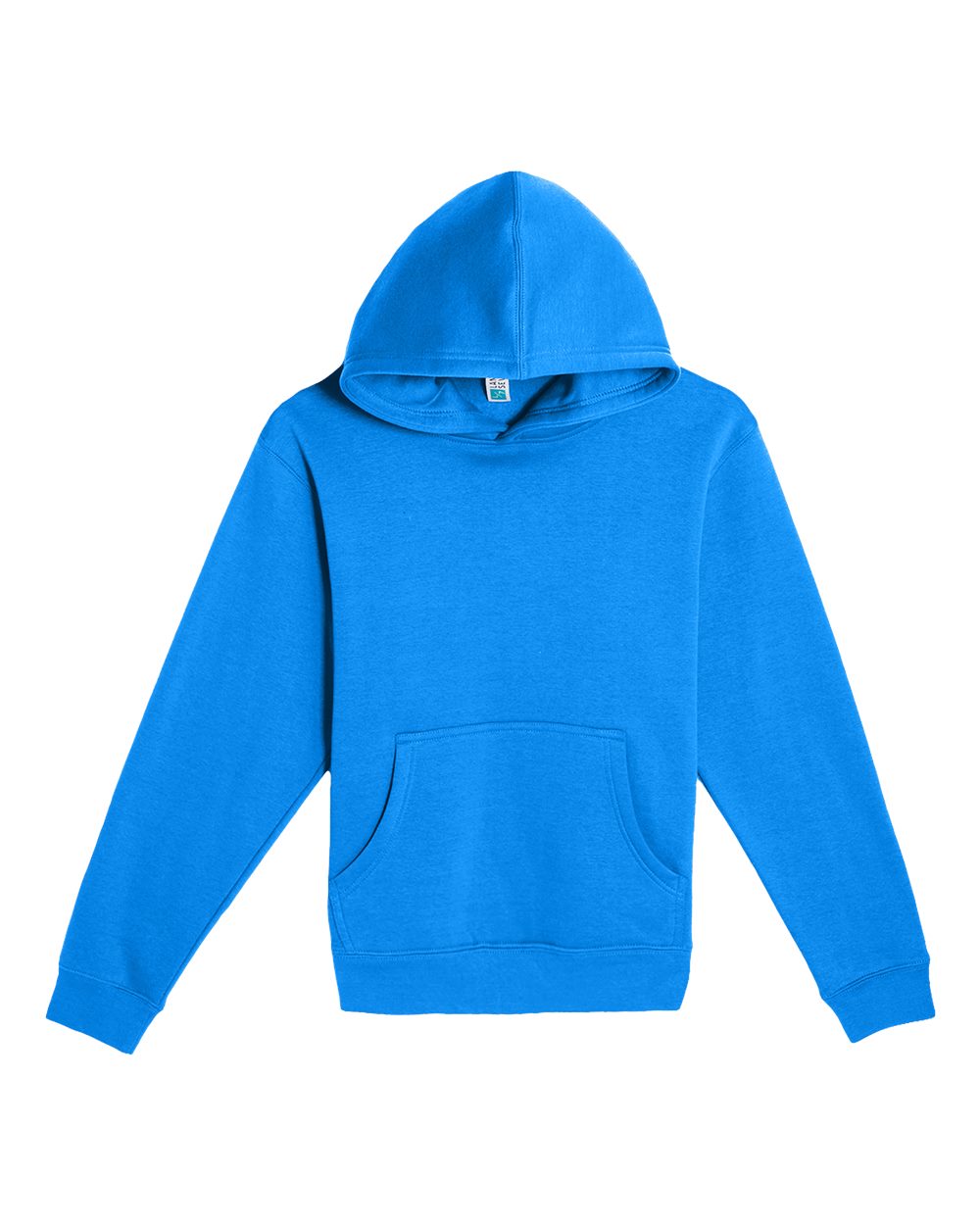 Youth Premium Pullover Hooded Sweatshirt - Front - B490C9752 - True Royal
