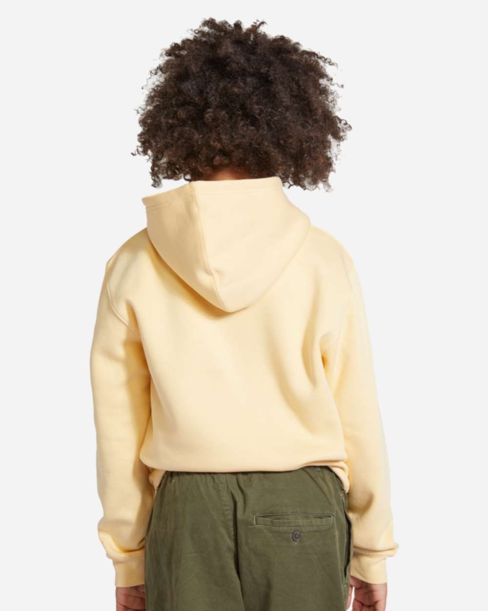 Youth Premium Pullover Hooded Sweatshirt - OnModelBack - B490C9402 - Pina Colada