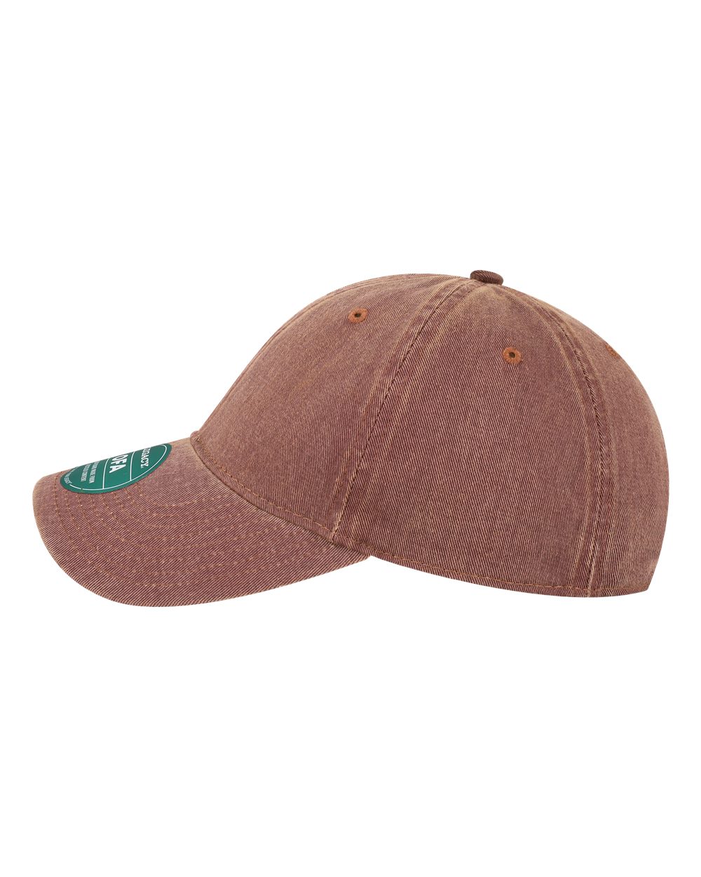 Old Favorite Solid Twill Cap - DirectSide - B93295530 - Burgundy