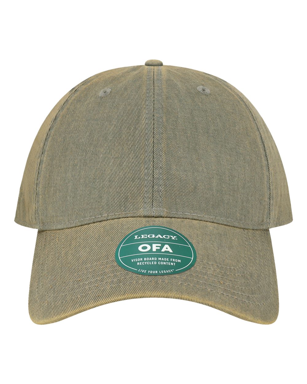 Old Favorite Solid Twill Cap - Front - B93295090 - Grey