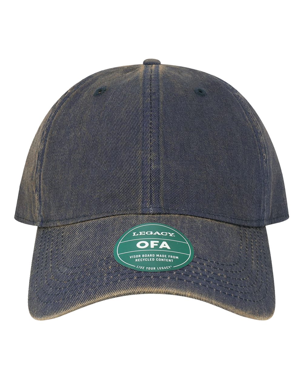 Old Favorite Solid Twill Cap - Front - B93295650 - Navy