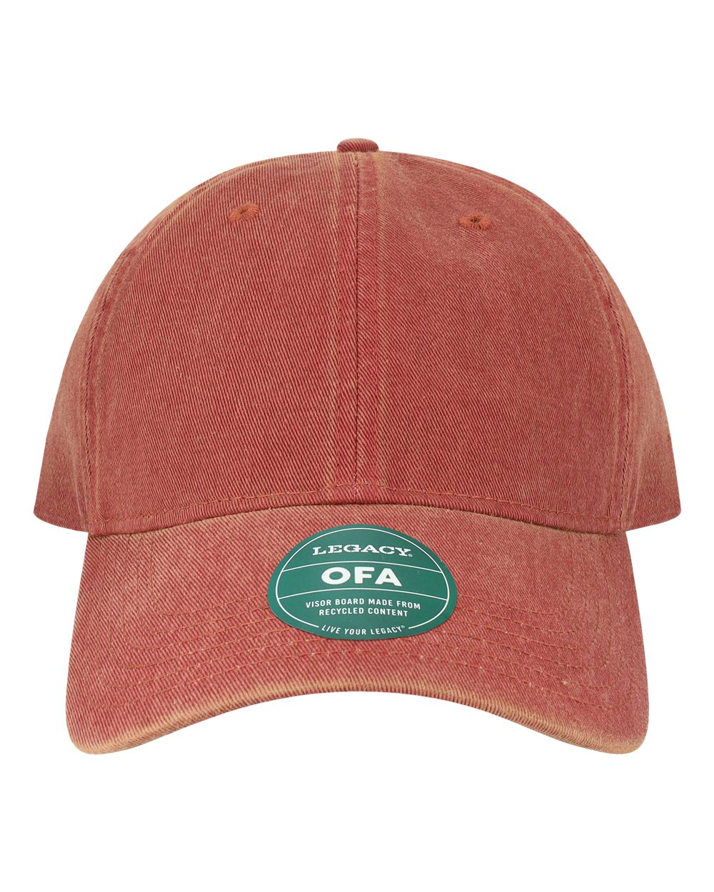 Old Favorite Solid Twill Cap - Front - B93295700 - Cardinal