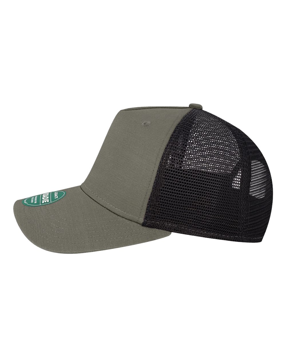 Five-Panel Trucker Cap - DirectSide - B93795590 - Charcoal Slub/ Black