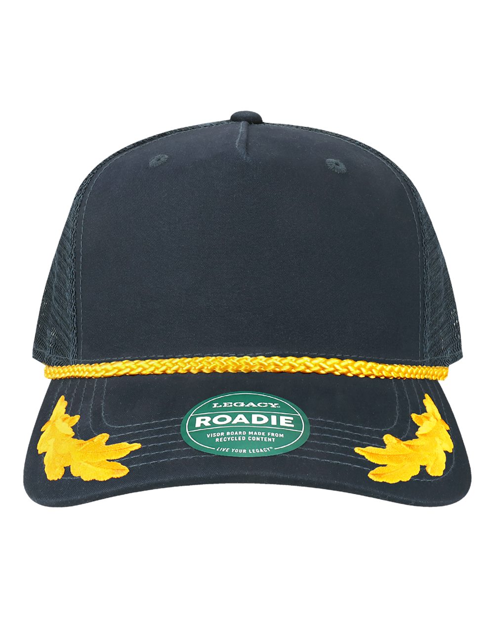Five-Panel Trucker Cap - Front - B93795690 - Navy Admiral