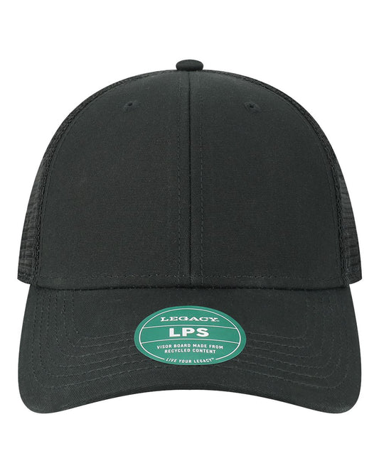 Lo-Pro Snapback Trucker Cap - Front - B93895500 - Black/ Black