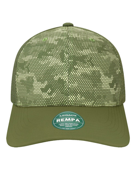 Reclaim Mid-Pro Adjustable Cap - Front - B14595970 - Army Camo Dots