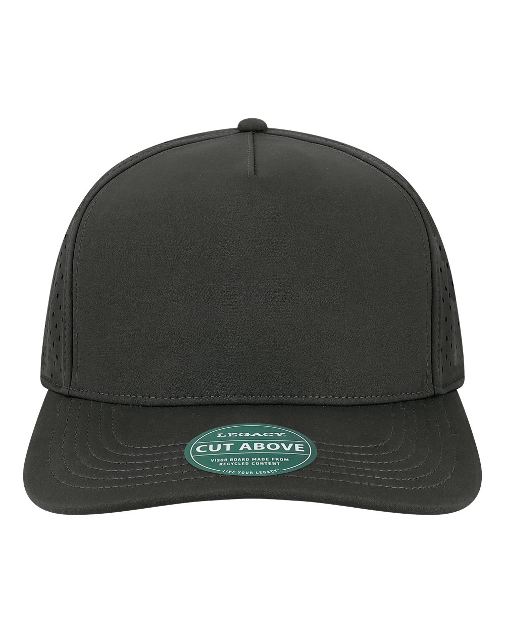 The Cut Above Cap - Front - B35195500 - Black