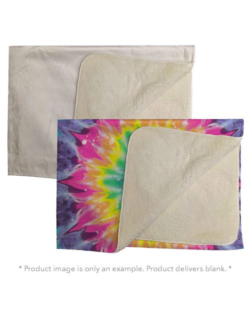 Sublimation Micro Mink Sherpa Plush Blanket - styleImage