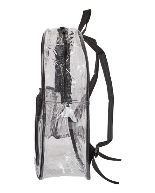 Large 17" Heavy Duty Clear Backpack - DirectSide - B00966500 - Black