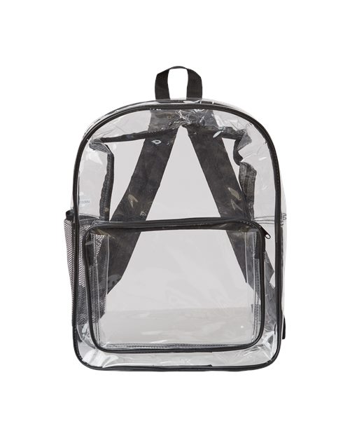 Large 17" Heavy Duty Clear Backpack - styleImage