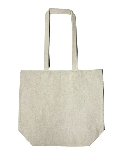 Star of India Midweight Recycled Canvas Tote - Front - B21766240 - Recycled Natural