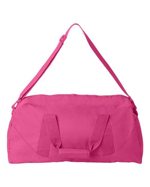 Recycled 23 1/2" Large Duffel Bag - Back - B82066300 - Hot Pink