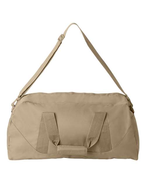 Recycled 23 1/2" Large Duffel Bag - Back - B82066360 - Light Tan