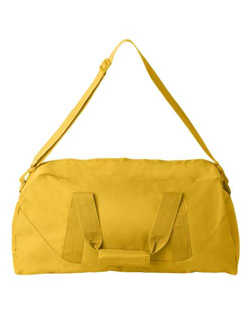 Recycled 23 1/2" Large Duffel Bag - Back - B82066410 - Bright Yellow