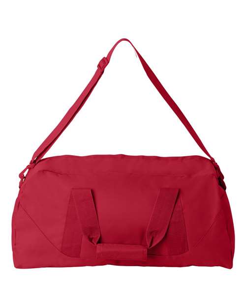 Recycled 23 1/2" Large Duffel Bag - Back - B82066700 - Red