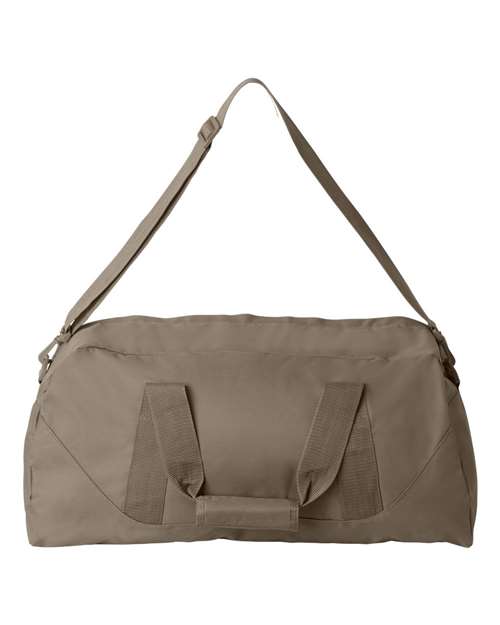 Recycled 23 1/2" Large Duffel Bag - Back - B82066770 - Khaki
