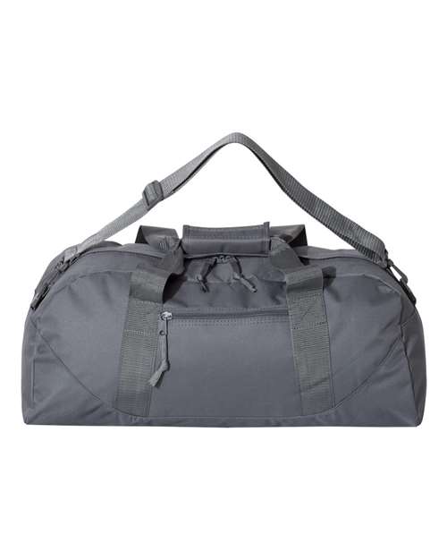 Recycled 23 1/2" Large Duffel Bag - Front - B82066090 - Charcoal