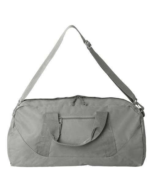 Recycled 23 1/2" Large Duffel Bag - Front - B82066350 - Grey
