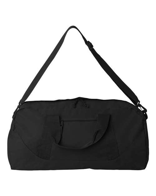 Recycled 23 1/2" Large Duffel Bag - Front - B82066500 - Black