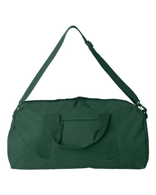 Recycled 23 1/2" Large Duffel Bag - Front - B82066540 - Forest