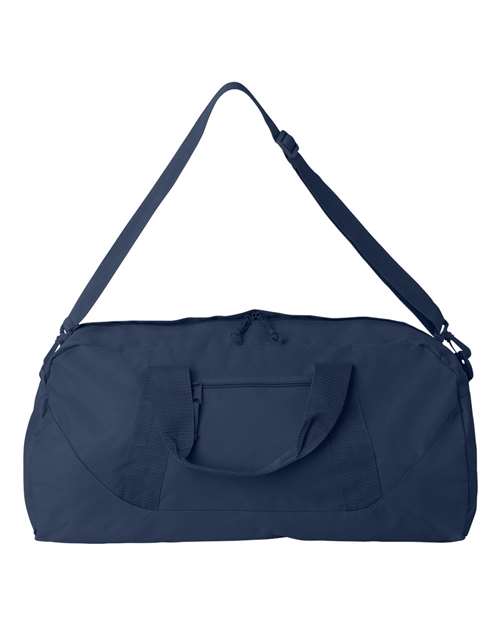 Recycled 23 1/2" Large Duffel Bag - Front - B82066650 - Navy