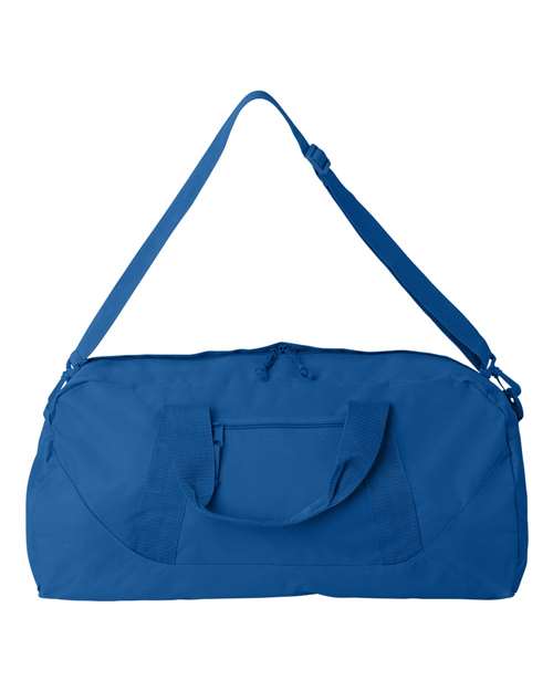 Recycled 23 1/2" Large Duffel Bag - Front - B82066750 - Royal
