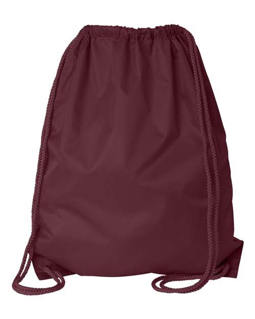 Large Drawstring Pack with DUROcord - Back - B82566530 - Maroon