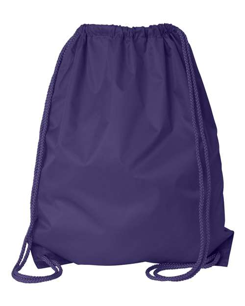 Large Drawstring Pack with DUROcord - Back - B82566670 - Purple