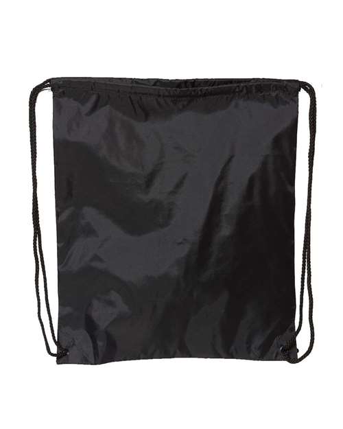 Large Drawstring Pack with DUROcord - Front - B82566500 - Black