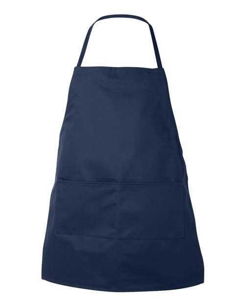 Two-Pocket Butcher Apron - Front - B72766650 - Navy