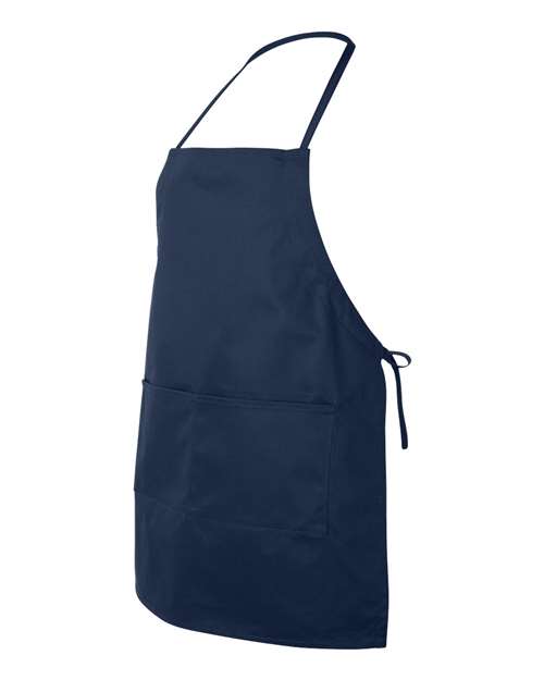Two-Pocket Butcher Apron - Side - B72766650 - Navy