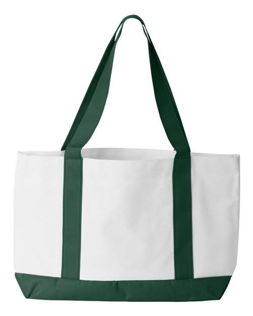 P&O Cruiser Tote - Back - B71566540 - White/ Forest